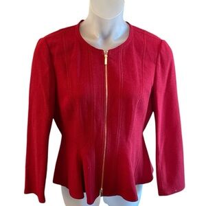Elegant Red Women's Jacket